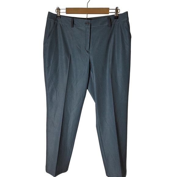 LADY HAGAN Green Plaid Active Golf Sportswear Ankle Pants SZ 10 - Picture 1 of 10